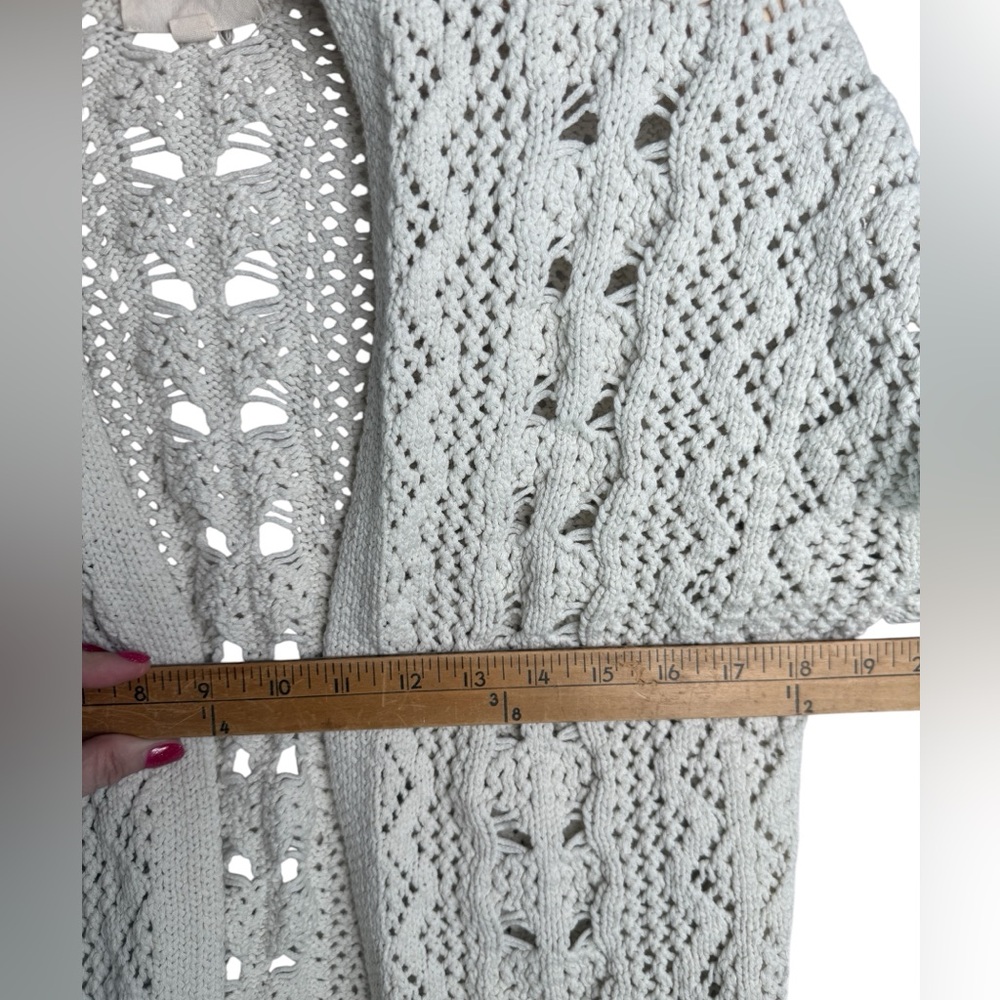 Lucky Brand Thick Cream Knit Cable Sweater perfect for spring, summer - Picture 4 of 11